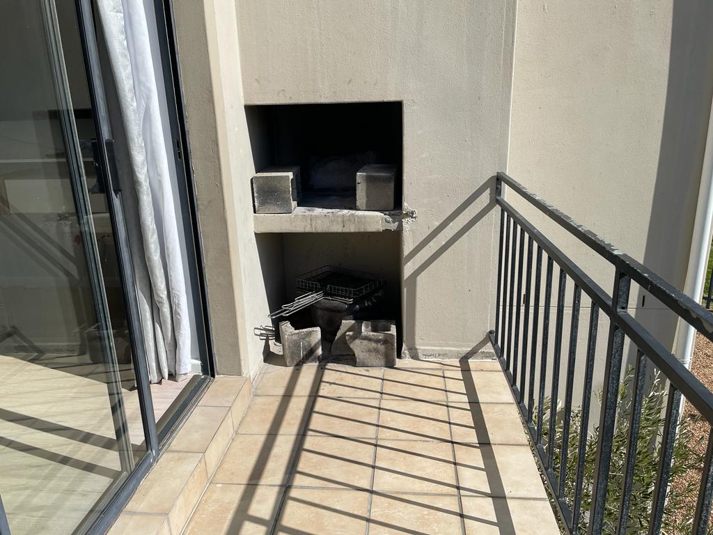 Braai area with views at Mini Suits